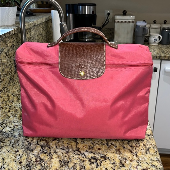 Longchamp Handbags - EUC Authentic Longchamp LaPilage Top Handle Travel Bag